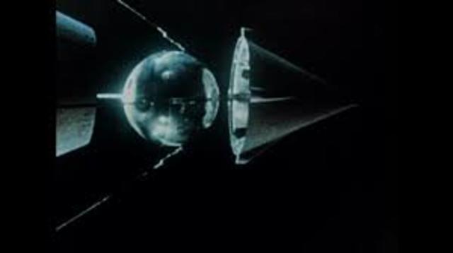 1957- Soviet Union launches sputnik