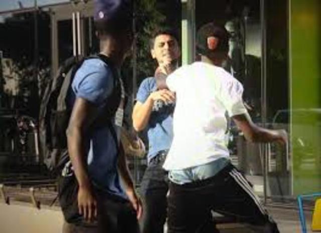 8:30    3 men/ attack / 1 young man and steal his bag / near American Embassy