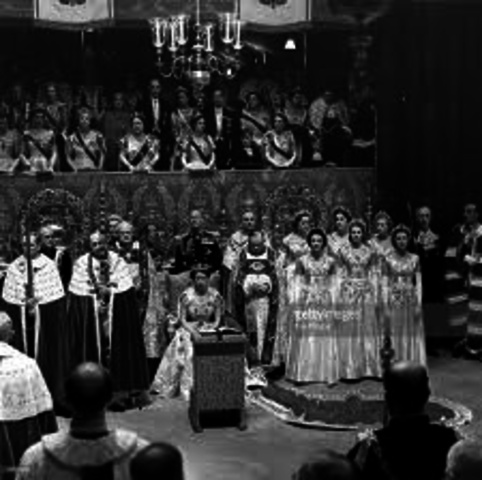 Coronated in Westminister Abby