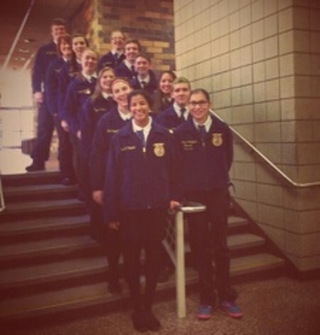 Minot FFA officer team