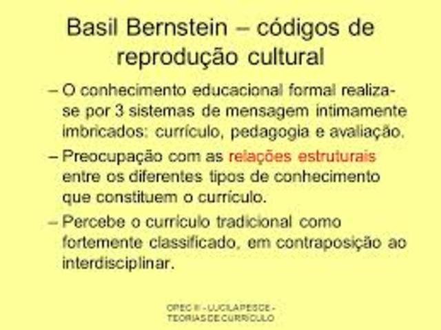 Basil Bernstein  (1924-2000)