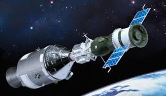 U.S. and Soviet Union launch first joint space mission