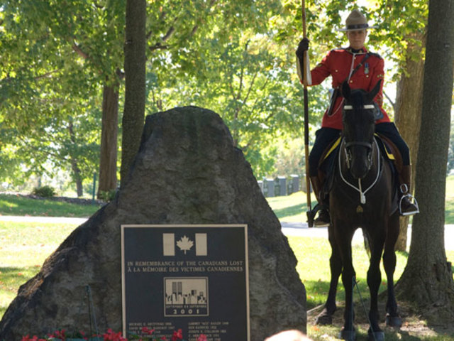 Memorial to Canadian Killed in 9/11 Attacks