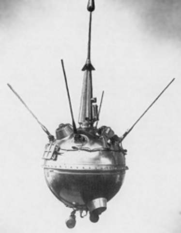 1959- Luna 2 probe reaches the moon