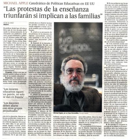 Michael Apple modelo educativo