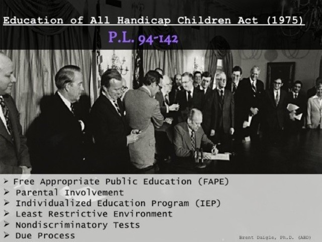 Education for all Handicapped Children Act