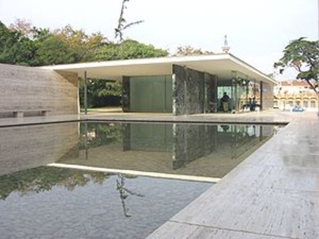 Pabellon Aleman, Mies Van Der Rohe