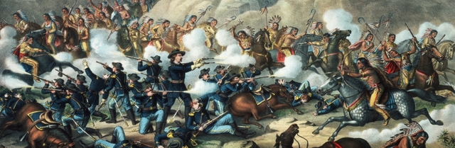 What part of the civil war army was Custer in?