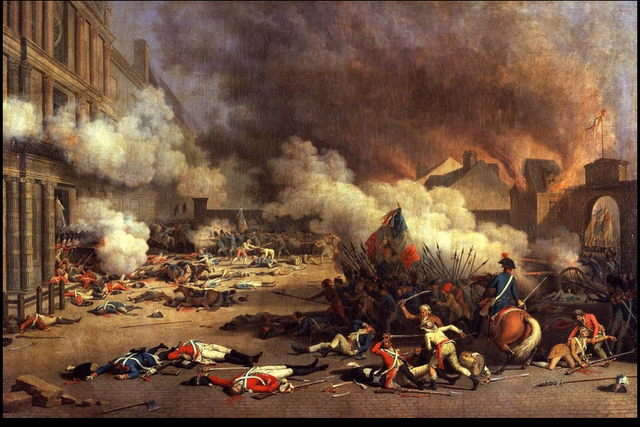 La prise du palais des Tuileries