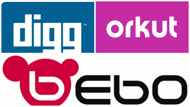 lanzamiento de digg, orkut y bebo