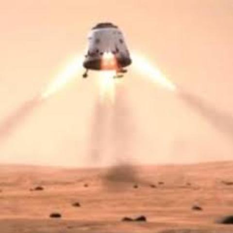 First manned space station; Mars 3 drops capsule on Mars