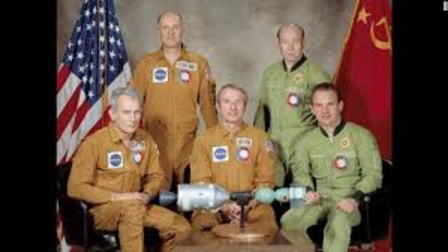 U.S. and Soviet Union launch first joint space mission