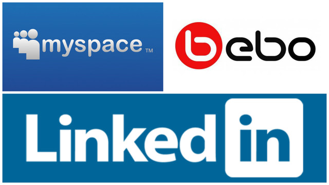 Myspace, Linkedin y Bebo