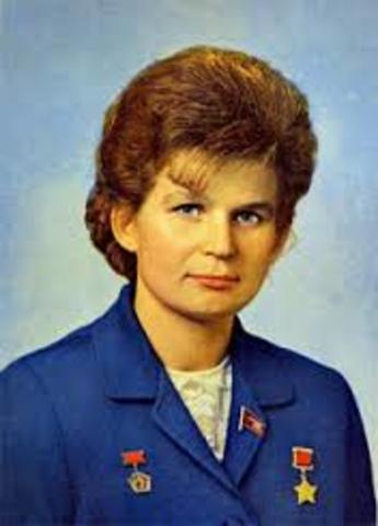 First woman in space (Valentina Tereshkova)