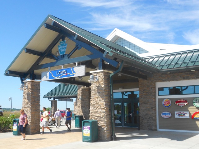 Agave Mexican restaurant to 2nd rest stop