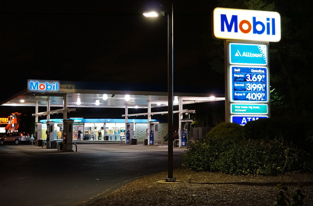 Phillips to Mobil gas station