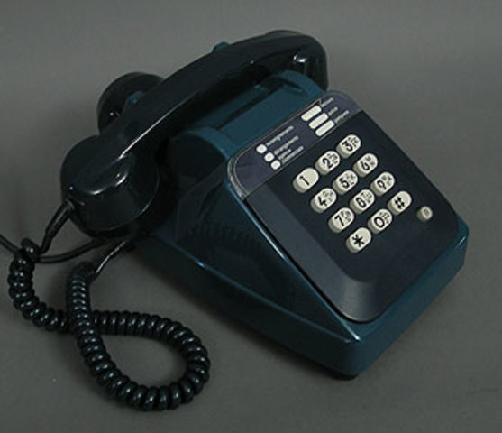 Prototipo de teléfonos con pulsadores