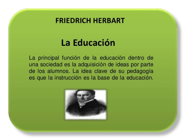 Educacion segun Herbart