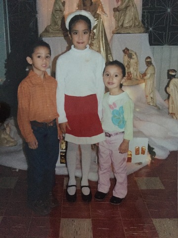 presentación navideña de mi hermana