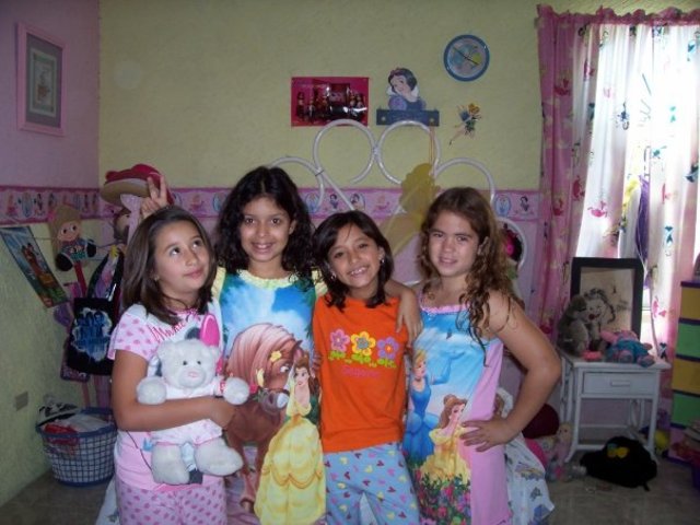 pijamada con mis amigas