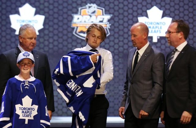 get drafted to the Toronto maple leafs at the age of 24