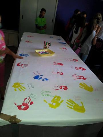 con gli insegnanti di arte e gli alunni delle classi prime