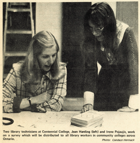 Observer article: "College library technicians upset over discrimination”