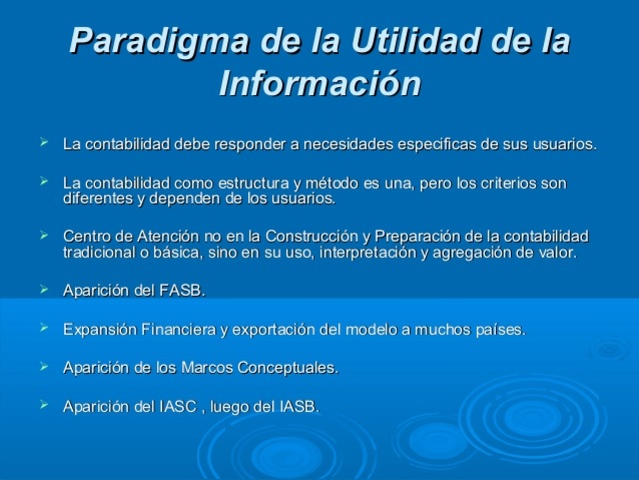 ESCUELAS DE UTILIDAD DE INFORMACIÓN