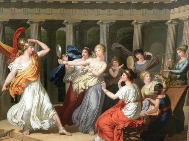 Odysseus and Achilles avoid the army