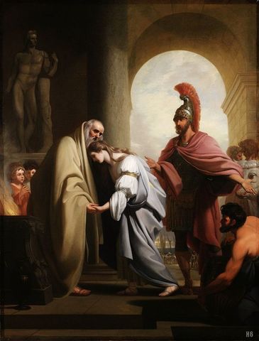 Chryseis' father prays to Apollo