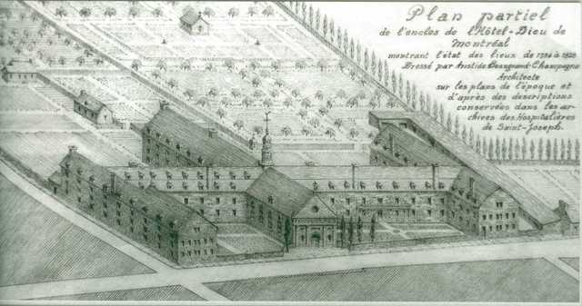 Le premier hôpital de Montréal