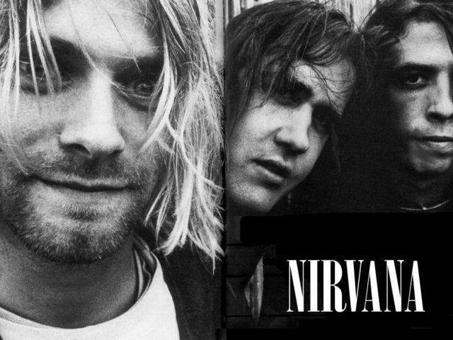 Kurt Cobain gives an interview to the Brazilian MTV channel.