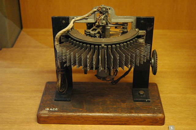 Concesión patente del conmutador automatico Strowger