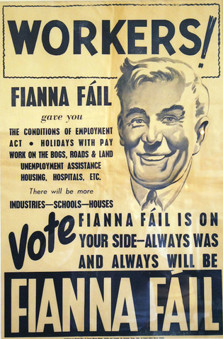 General election in Ireland brought Fianna Fáil back in as a minority government