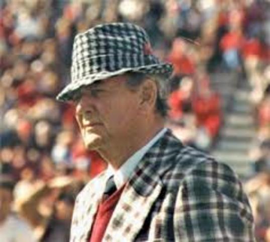 Alabama football coach