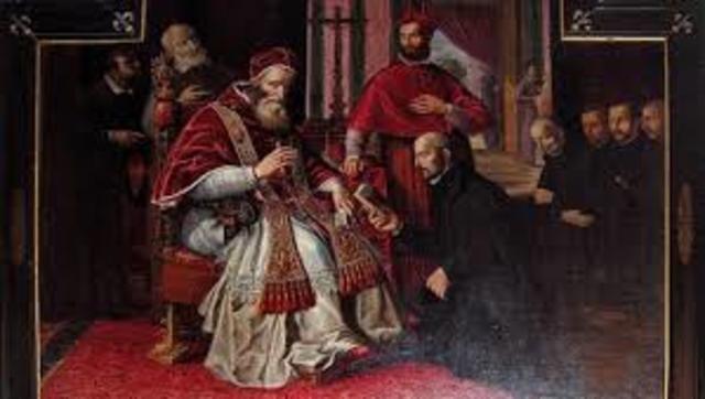 aprovacion de la compañia de jesus