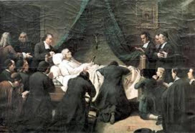 Muerte de San Juan Bautista de la Salle