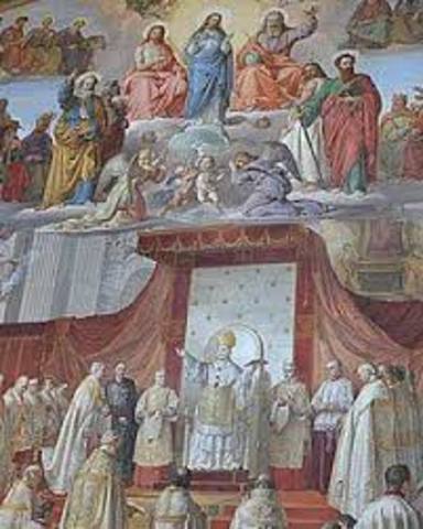 Proclamacion de Dogma de la inmaculada concepcion