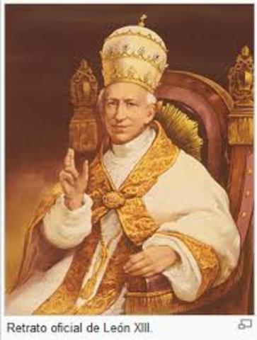 Leon Xlll publica la enciclica