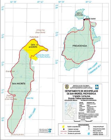 San Andres, parte de Colombia