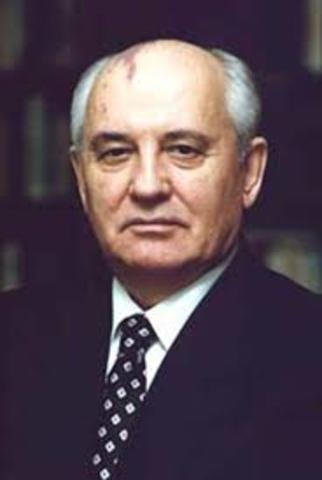 Mikhail Gorbachev is  elected president of the USSR