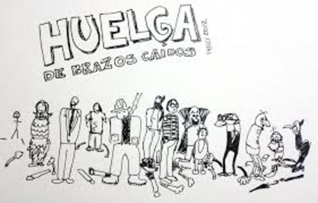 Violencia y Huelga de los Brazos Caídos