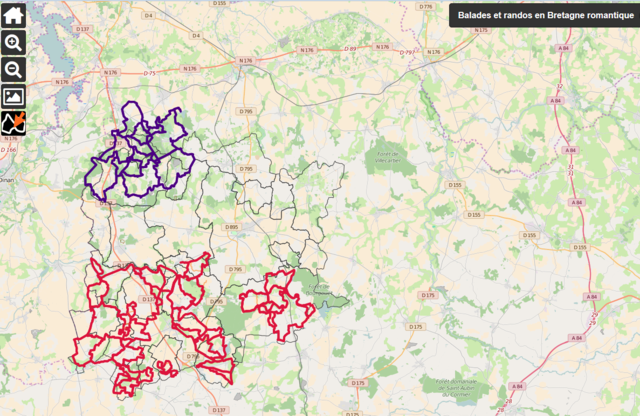 Mise à jour de l'appli de Rando