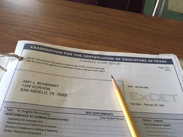 Certified to Teach English