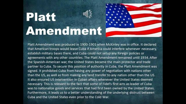 Platt Ammendment