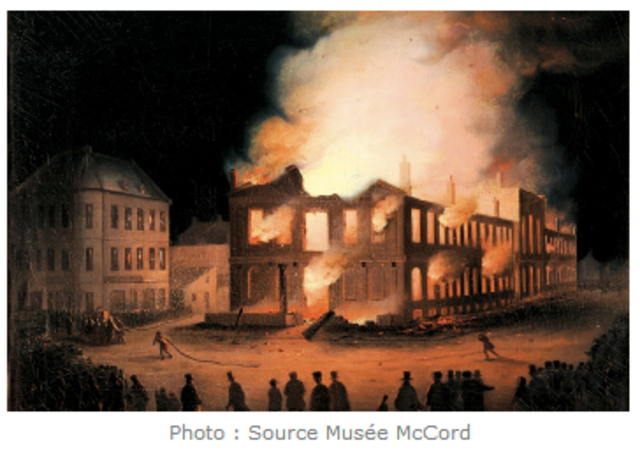 L'incendie du parlement (socioculturel)