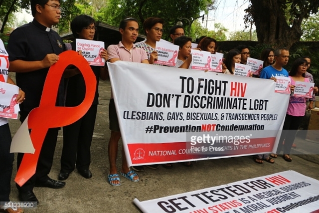 HIV/AIDS protest begins