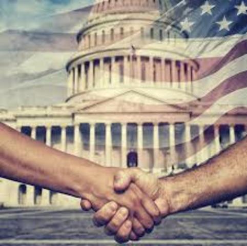 The war ends and an agreement is made.