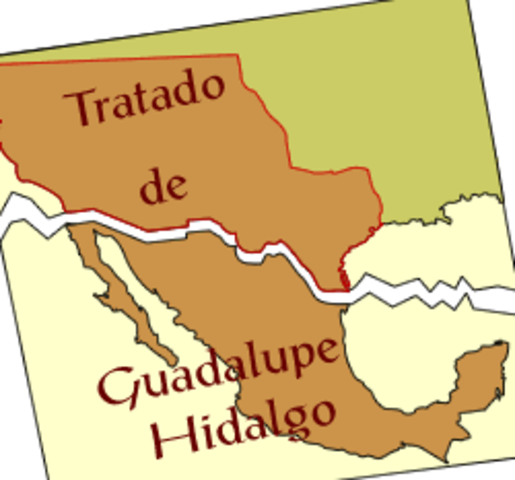 Tratado de Guadalupe Hidalgo.