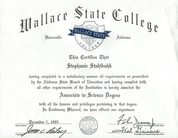 Graduation Associate of Science